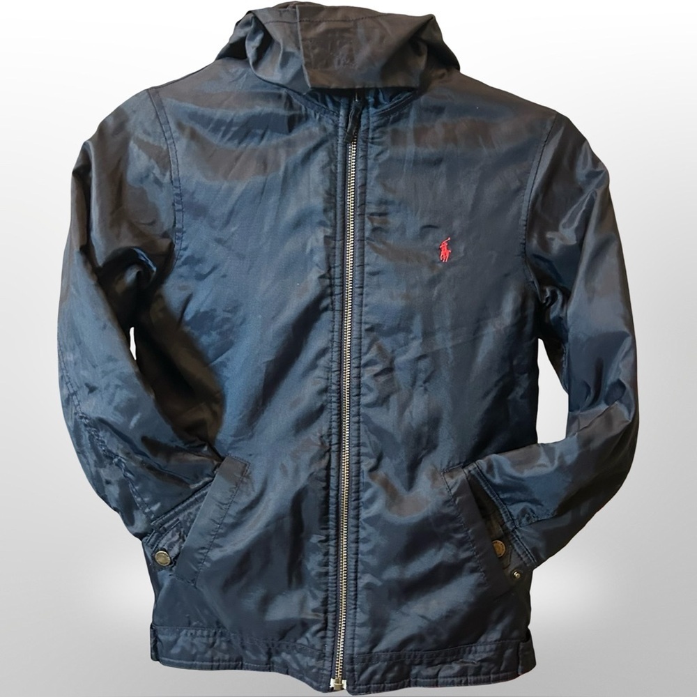 Kids Polo Ralph Lauren Navy Coat – Size 7 | $145 Retail - Picture 2 of 11